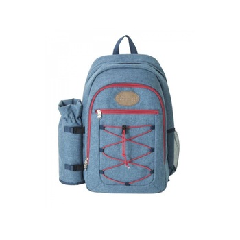 Rucsac picnic 2 in 1 Urban Les Jardins de la Comtesse, 2 persoane, greutate redusa, 42x30x22 cm, 17 piese, 27 l, albastru/rosu Rucsac picnic 2 in 1 Urban Les Jardins de la Comtesse, 2 persoane, greutate redusa, 42x30x22 cm, 17 piese, 27 l, albastru/rosu