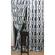 Set 2 draperii black-out MASTEL 350x245cmx2 culoare gri-negru model baroc B3M