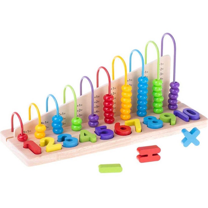 Дървена образователна играчка - Сметало Ikonka