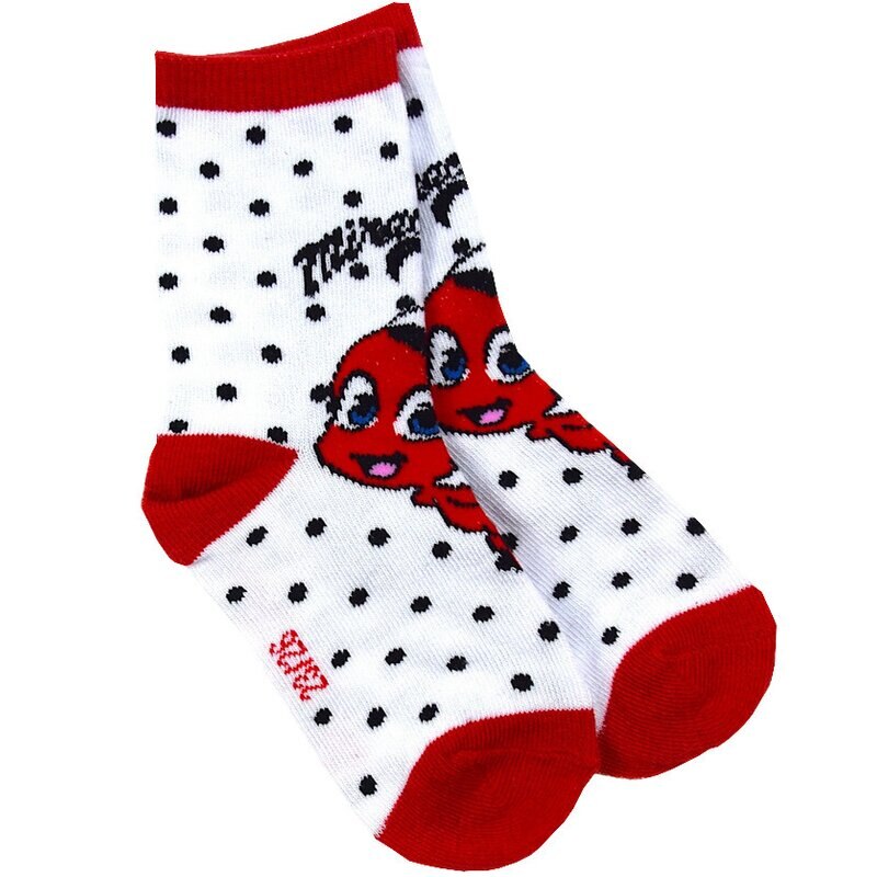 Sosete, Miraculos, albe cu buline negre