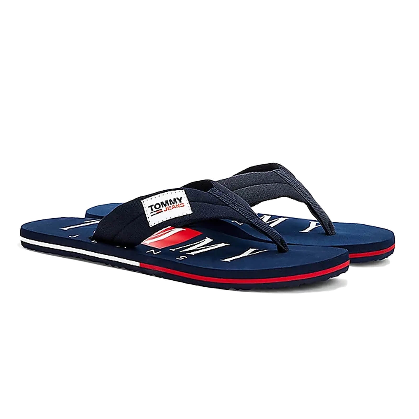Slapi Tommy Hilfiger Beach Sandal - EM00691-C87 4779, Albastru