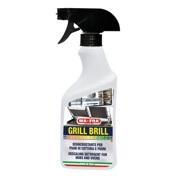 Detergent degresant pentru plite si cuptoare, MA-FRA Grill Brill, 500 ml Detergent degresant pentru plite si cuptoare, MA-FRA Grill Brill, 500 ml