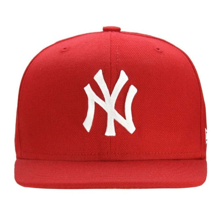Шапка New Era, Унисекс, олекотена, 59fifty NY Yankees, Червен, 7 1/8