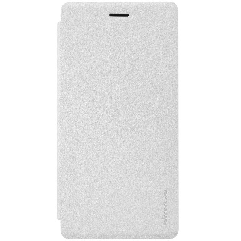 Flip Cover, Nillkin, Sparkle leather pentru Huawei Ascend P8 Lite, alb
