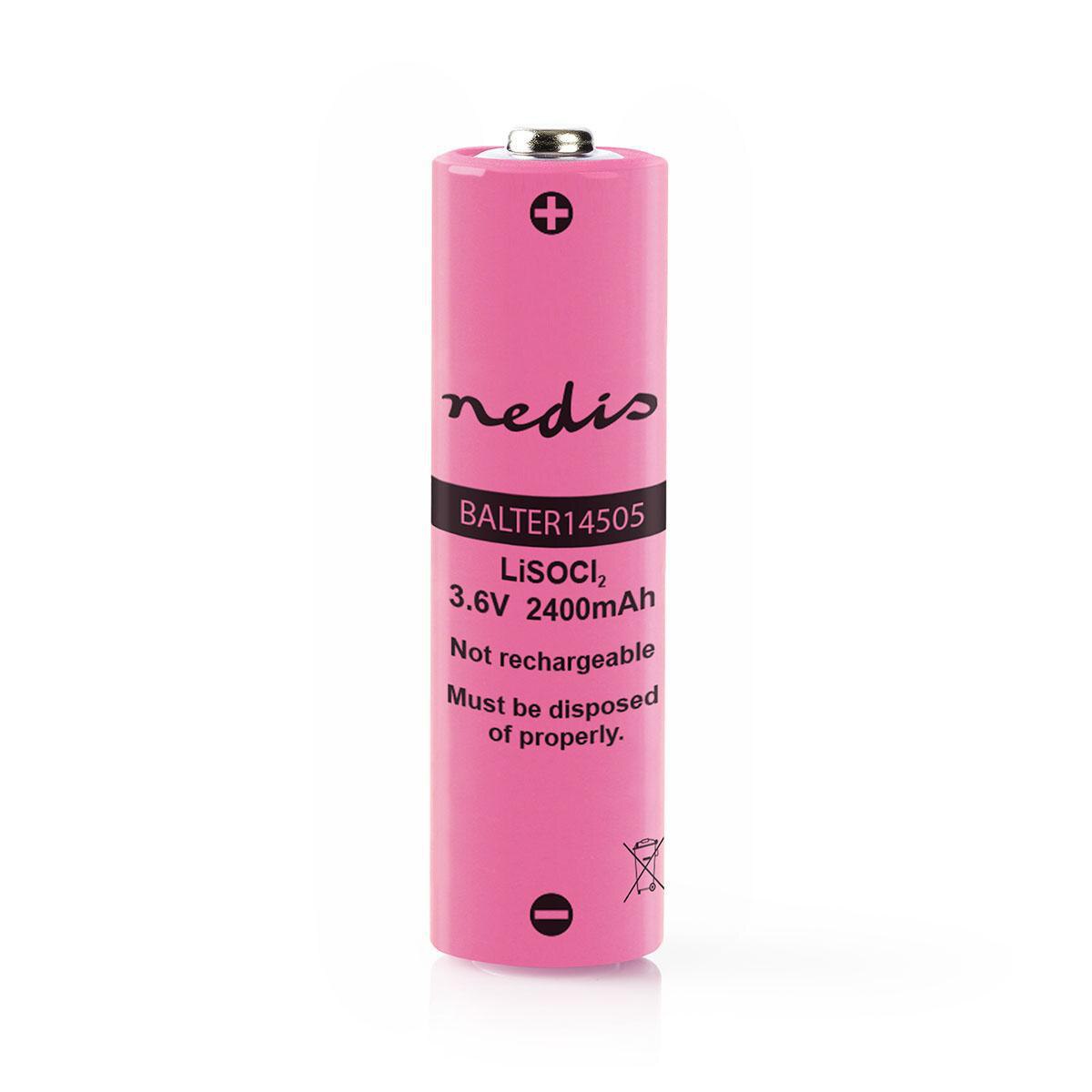 Baterie Litiu ER14505 Nedis 3.6 V 2400 mAh
