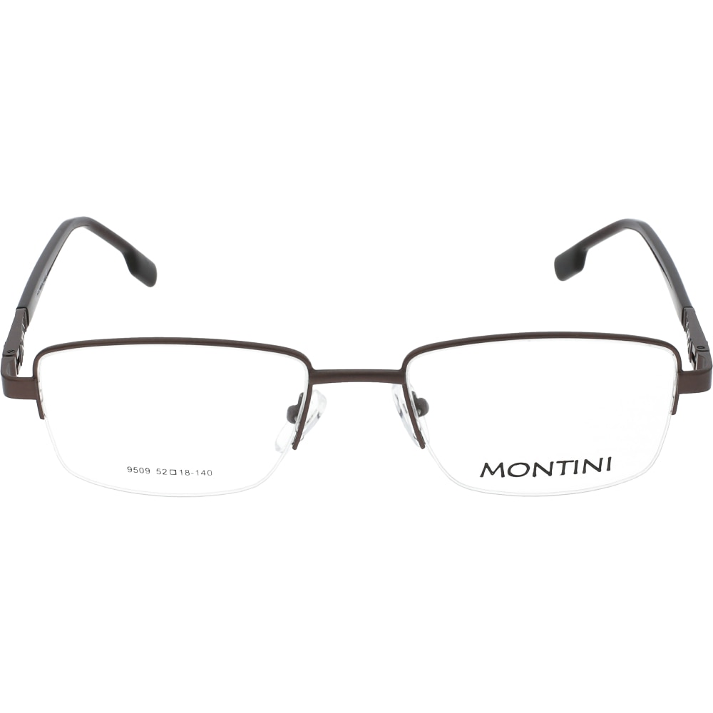 Rame ochelari de vedere pentru barbati Montini 9509 C5, Maro, 52 mm
