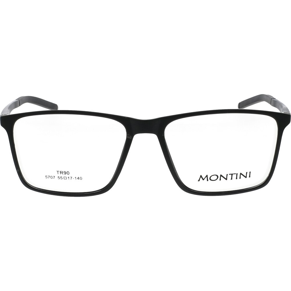 Rame ochelari de vedere pentru barbati Montini 5707 C2, Negru, 55 mm