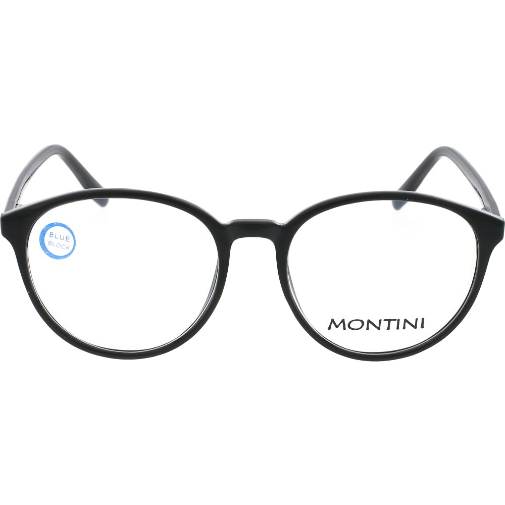 Rame ochelari de vedere de dama Montini 5009 C1, Negru, 54 mm