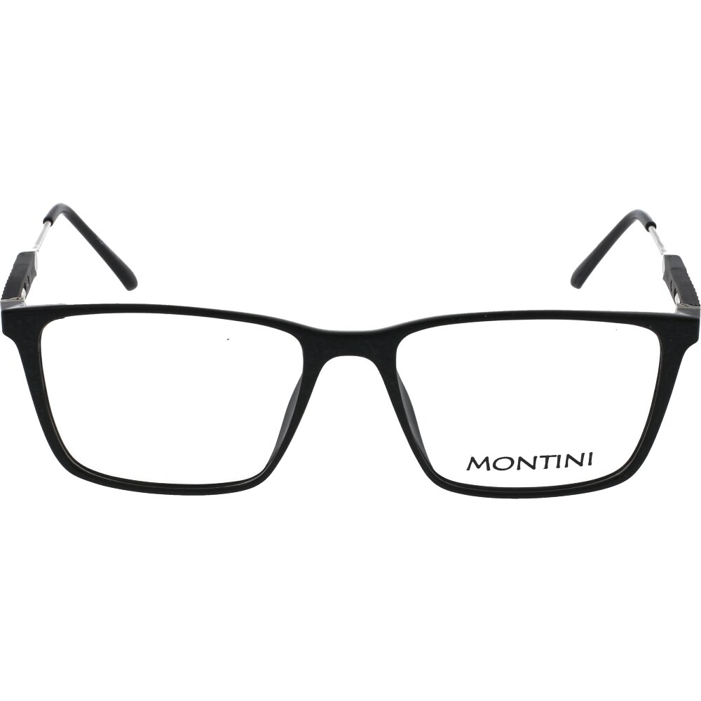 Rame ochelari de vedere pentru barbati Montini 8006 C1, Negru, 53 mm