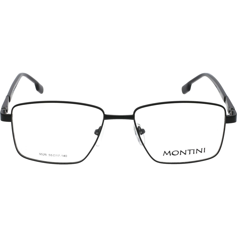 Rame ochelari de vedere pentru barbati Montini 9520 C1, Negru, 55 mm