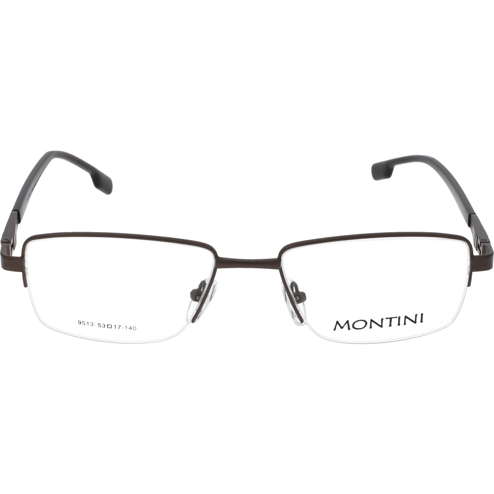 Rame ochelari de vedere pentru barbati Montini 9513 C5, Maro, 53 mm