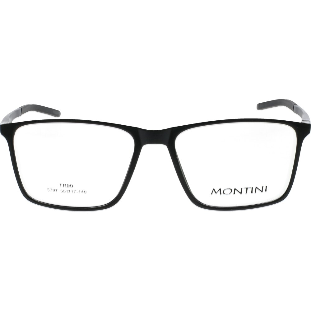 Rame ochelari de vedere pentru barbati Montini 5707 C1, Negru, 55 mm
