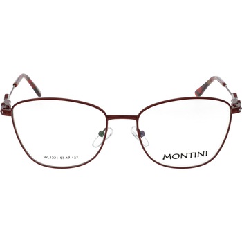 Rame ochelari de vedere de dama Montini WL1221 C5, Visiniu, 53 mm Rame ochelari de vedere de dama Montini WL1221 C5, Visiniu, 53 mm