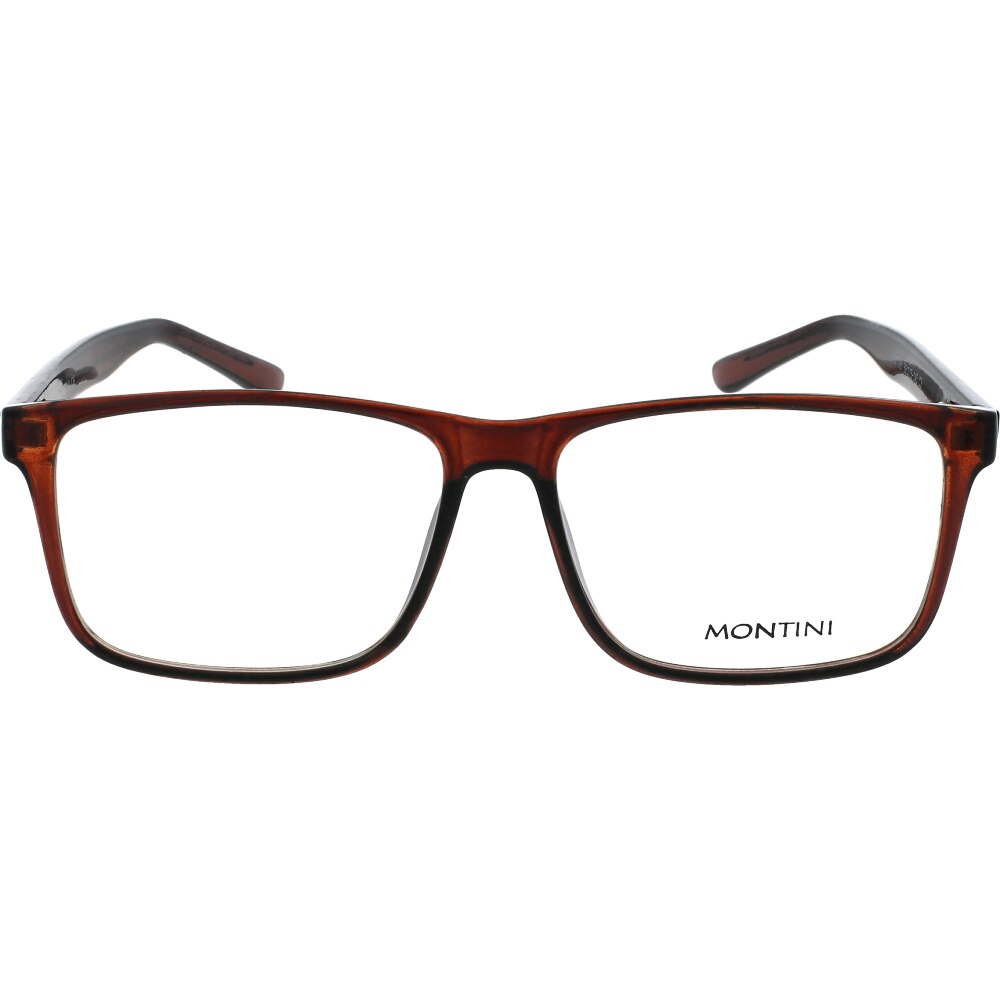 Rame ochelari de vedere pentru barbati Montini MMT081 C3, Maro, 56 mm