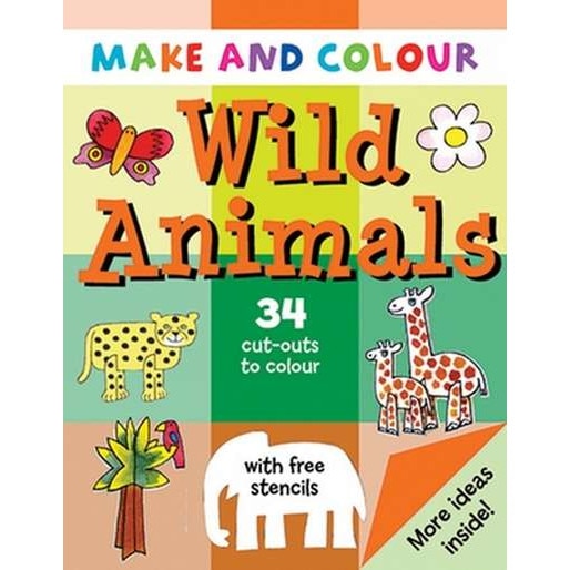Make and Colour Wild Animals de Clare Beaton