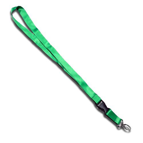 Breloc chei tip snur, detasabil, textil, lungime 50.5 cm, verde