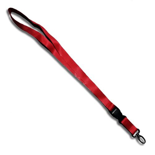 Breloc chei tip snur, detasabil, textil, lungime 50.5 cm, rosu bordeau