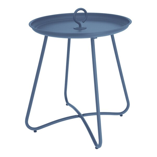 Masuta cafea, rotunda, 40 X 46 cm, Gri antracit