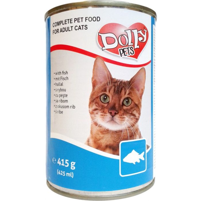 Conserva pisici, Dolly, Peste, 415gr