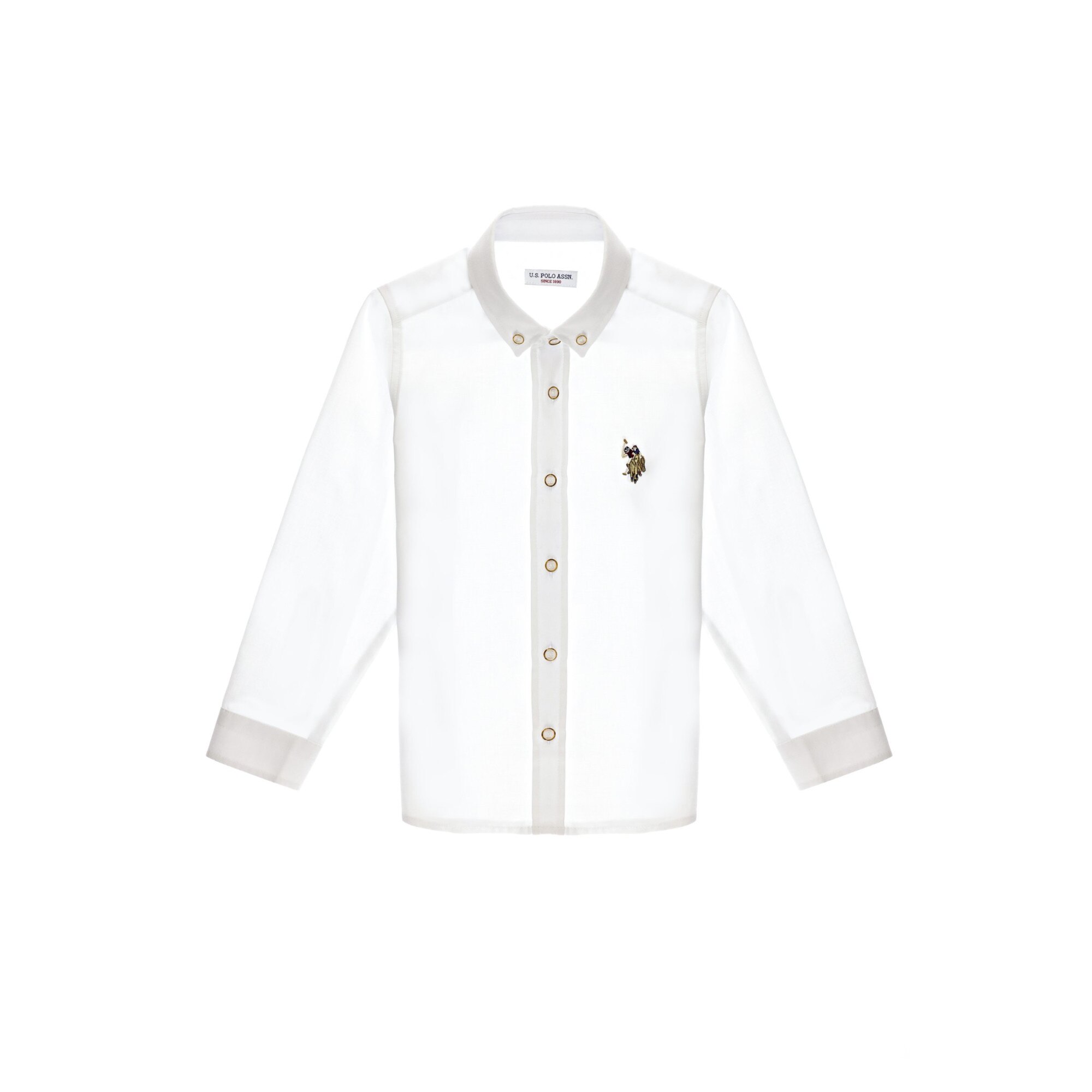 Camasa copii,U.S Polo Assn.,1271143, Alb