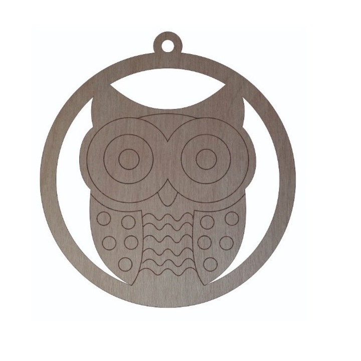 Glob de Craciun, GL47, Lemn, 9cm