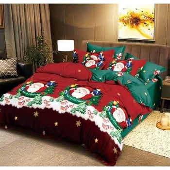 Set Lenjerie de pat dublu 4 piese, Craciun, Pucioasa, 230 x 250 cm, Elvo EXMS7 Set Lenjerie de pat dublu 4 piese, Craciun, Pucioasa, 230 x 250 cm, Elvo EXMS7