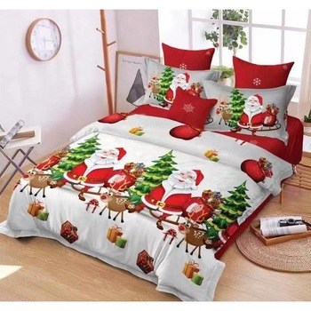 Set Lenjerie de pat dublu 4 piese, Craciun, Pucioasa, 230 x 250 cm, Elvo EXMS4 Set Lenjerie de pat dublu 4 piese, Craciun, Pucioasa, 230 x 250 cm, Elvo EXMS4