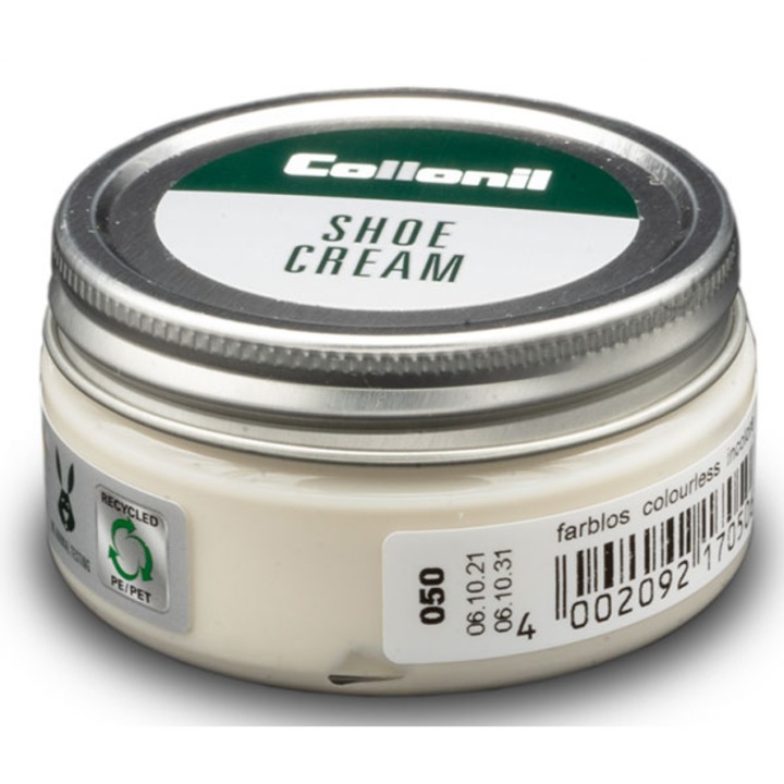 Crema de pantofi clasica Collonil Shoe Cream, 60 ml, incolor