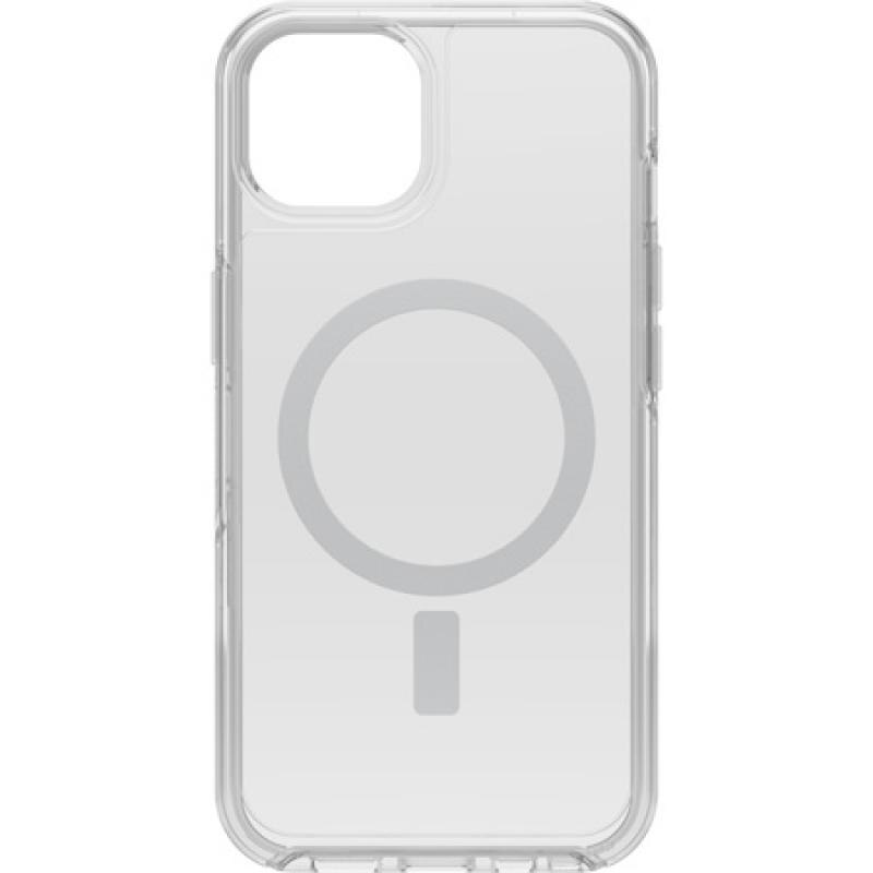 Carcasa antimicrobiana Otterbox Symmetry Plus pentru iPhone 13, compatibila MagSafe, Clear