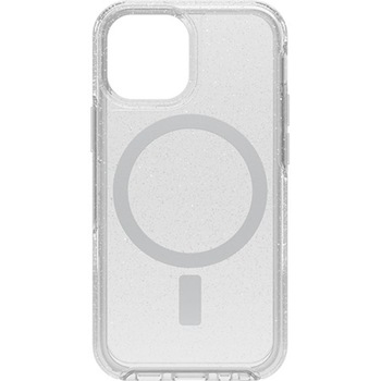 Carcasa antimicrobiana Otterbox Symmetry Plus pentru iPhone 13 Mini / iPhone 12 Mini, compatibila MagSafe, Stardust Carcasa antimicrobiana Otterbox Symmetry Plus pentru iPhone 13 Mini / iPhone 12 Mini, compatibila MagSafe, Stardust