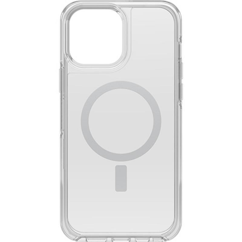 Carcasa antimicrobiana Otterbox Symmetry Plus pentru iPhone 13 Pro Max / iPhone 12 Pro Max, compatibila MagSafe, Clear