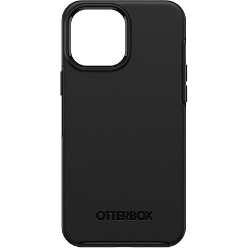 Carcasa antimicrobiana Otterbox Symmetry Plus pentru iPhone 13 Pro Max / iPhone 12 Pro Max, compatibila MagSafe, Black