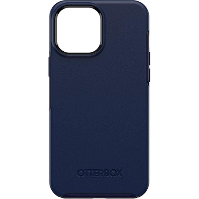 Carcasa antimicrobiana Otterbox Symmetry Plus pentru iPhone 13 Pro Max / iPhone 12 Pro Max, compatibila MagSafe, Navy Blue