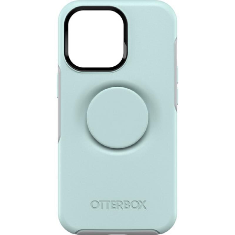 Carcasa antimicrobiana Otterbox Pop Symmetry compatibila cu iPhone 13 Pro Blue