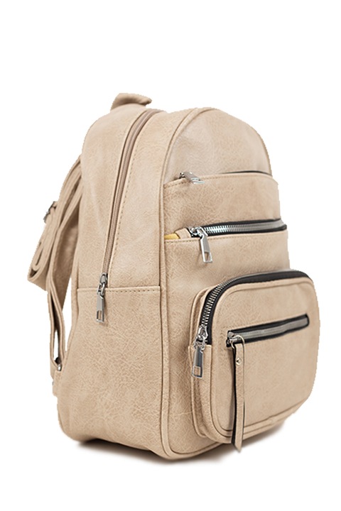 Rucsac Dama cu Buzunare Multiple Angella Kaki