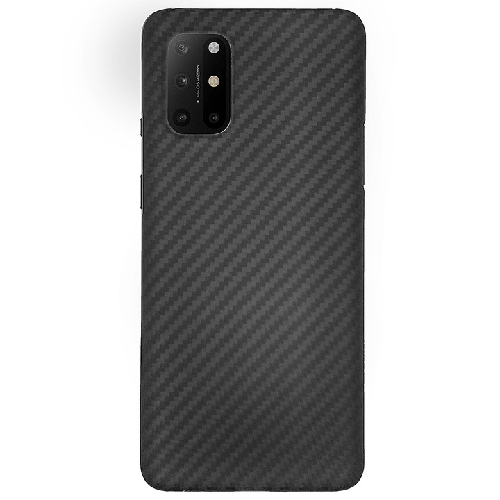 Калъф от въглеродни влакна SILKASE за OnePlus 8T, арамиден кевлар, черен