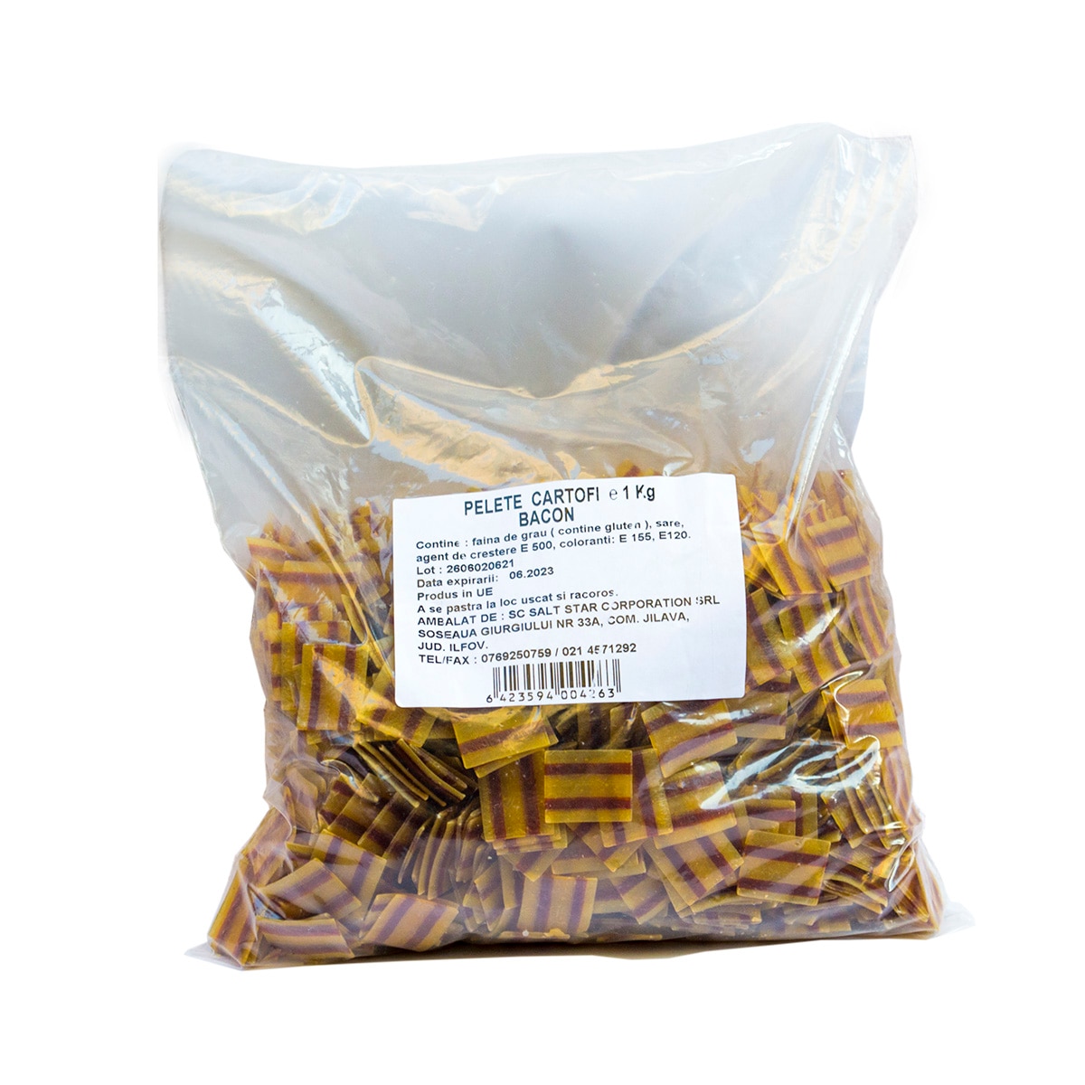 Pelete cartofi tip chips bacon, 1kg