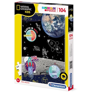 Puzzle Clementoni - National Geographic, Space explorer, 104 piese Puzzle Clementoni - National Geographic, Space explorer, 104 piese