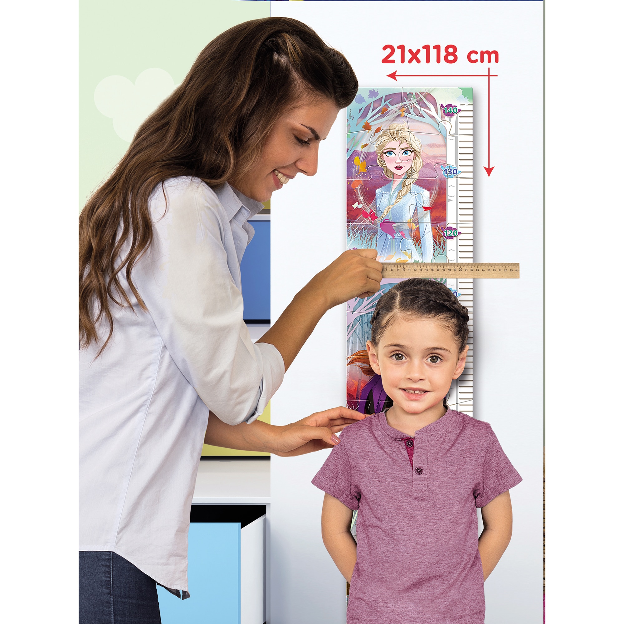 Puzzle Maxi Clementoni - Measure me, Frozen II, 30 piese