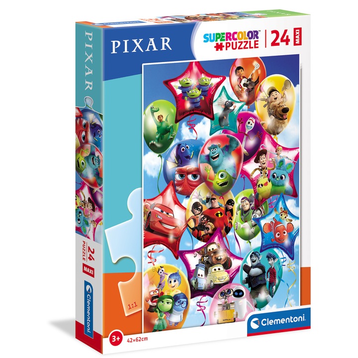 Пъзел Maxi Clementoni - Pixar парти, 24 части