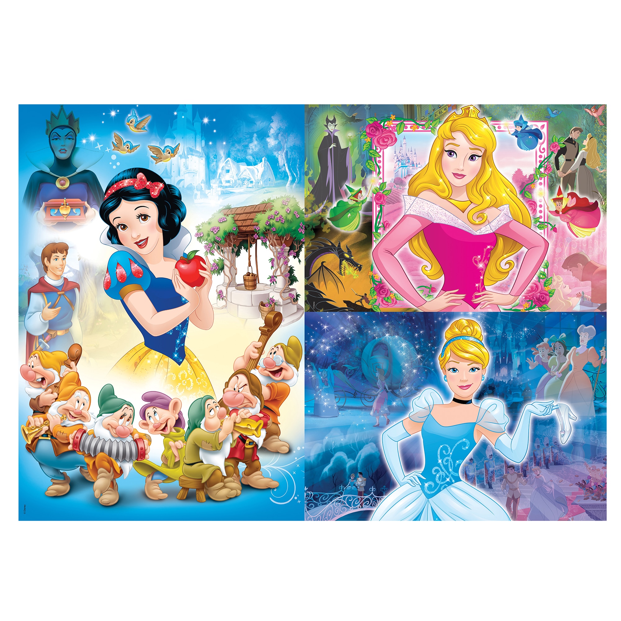 Puzzle Clementoni Disney Princess, 3x48 piese eMAG.ro