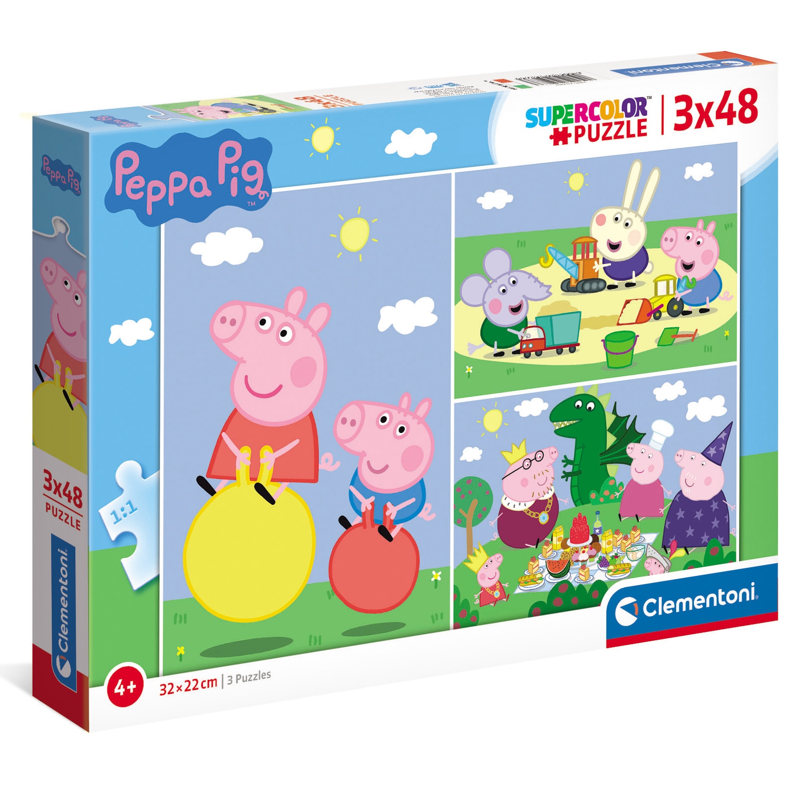 Puzzle Clementoni - Peppa Pig, 3x48 piese