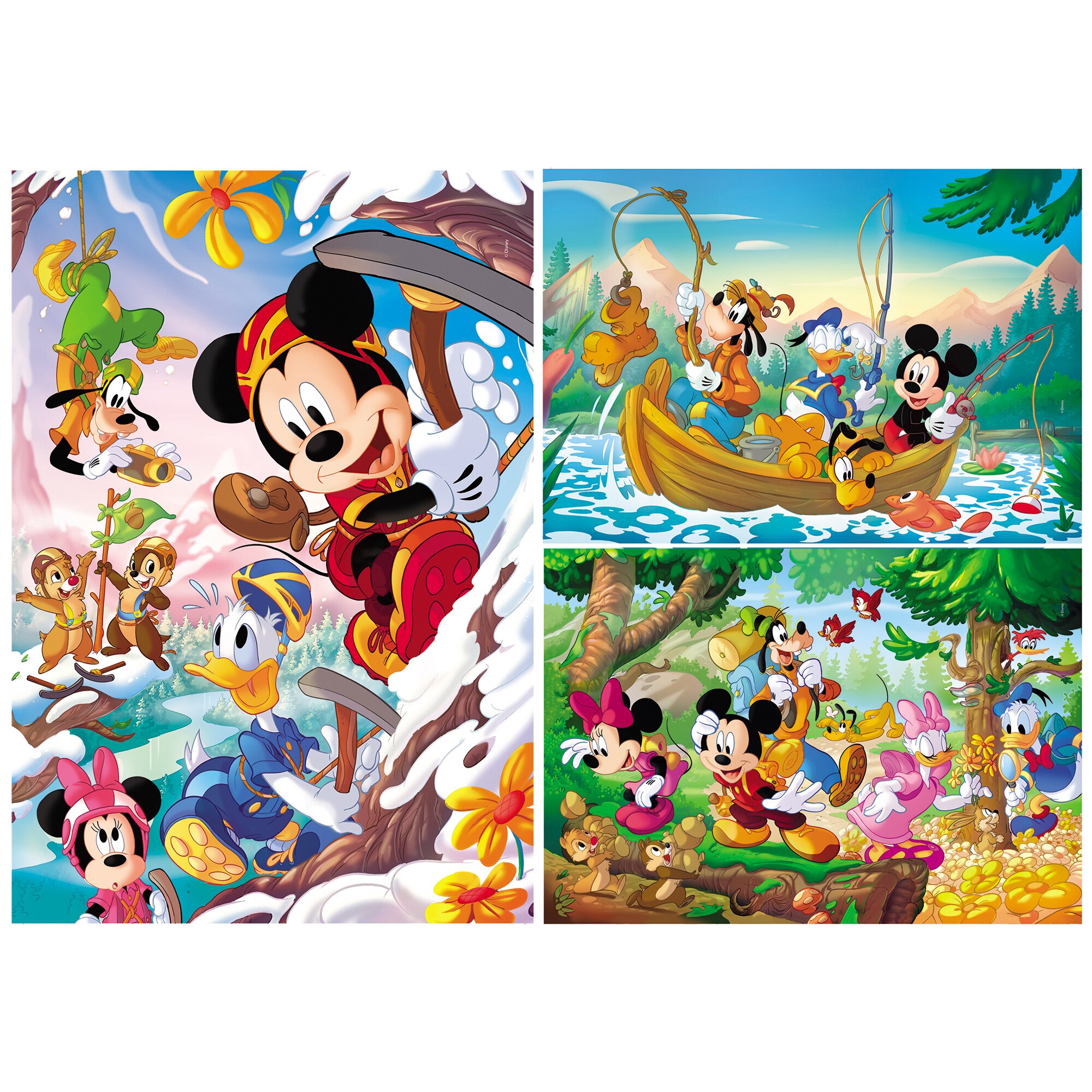 Puzzle Clementoni - Mickey and friends, 3x48 piese - eMAG.ro