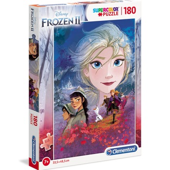 Puzzle Clementoni - Elsa, Frozen II, 180 piese Puzzle Clementoni - Elsa, Frozen II, 180 piese
