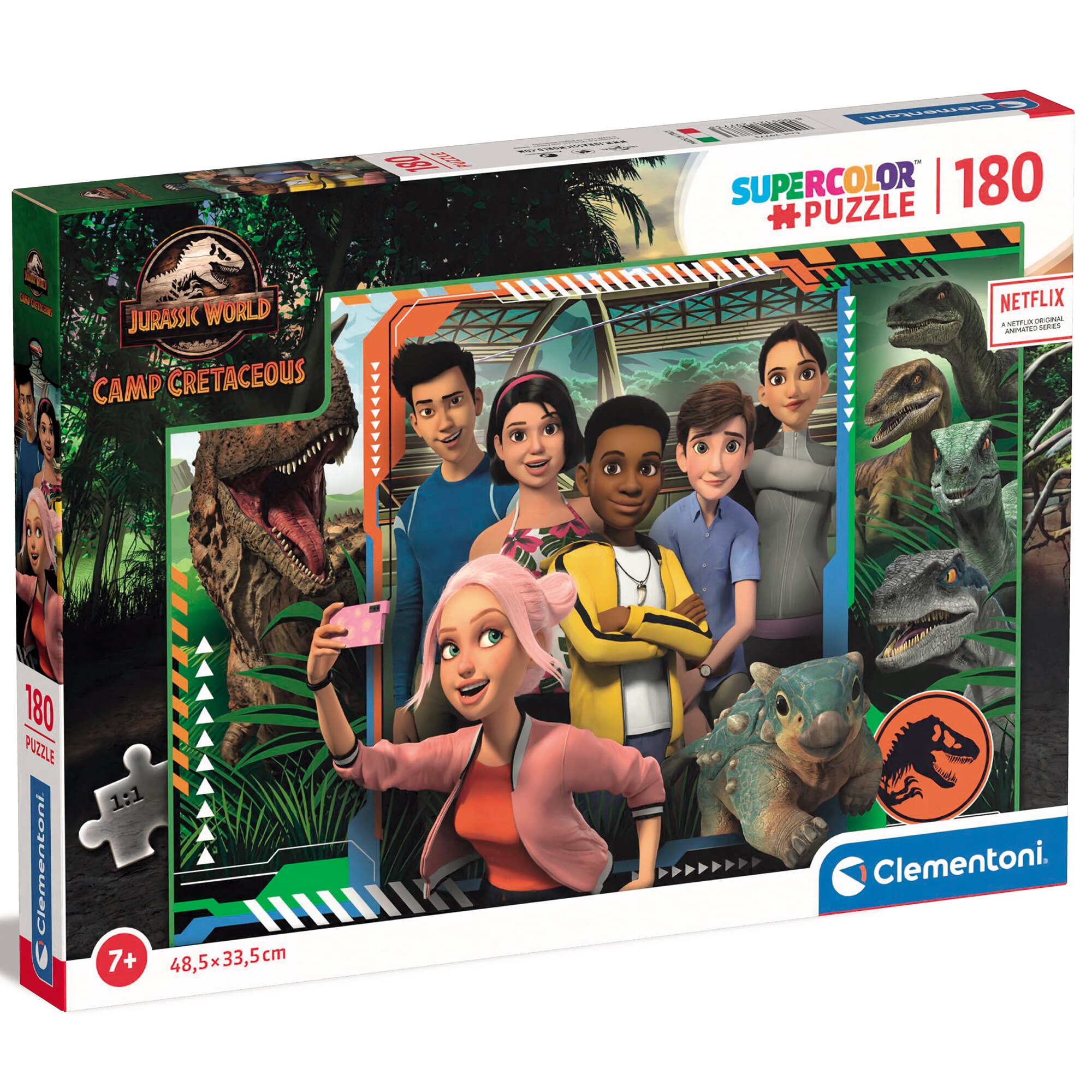 Puzzle Clementoni - Jurassic World, 180 piese