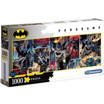 Puzzle Clementoni - Batman panoramic, 1000 piese Puzzle Clementoni - Batman panoramic, 1000 piese