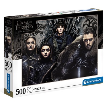 Puzzle Clementoni - Game of Thrones, 500 piese Puzzle Clementoni - Game of Thrones, 500 piese