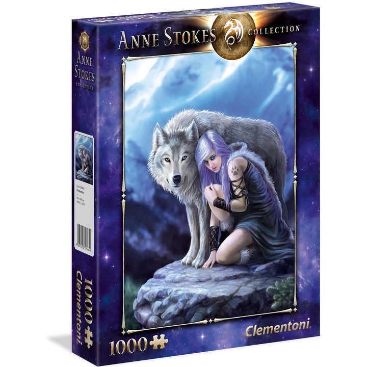 Пъзел Clementoni - Anne Stokes, Protector, 1000 части