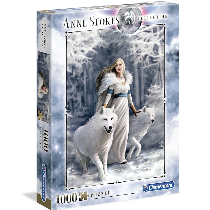 Clementoni Puzzle - Anne Stokes, Winter guardians, 1000 db