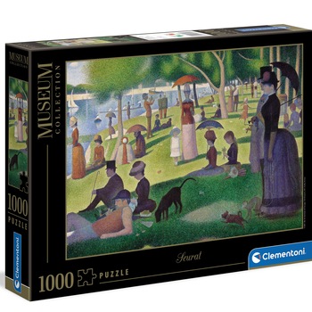 Puzzle Clementoni - Museum Seurat, Sunday on la grande, 1000 piese Puzzle Clementoni - Museum Seurat, Sunday on la grande, 1000 piese